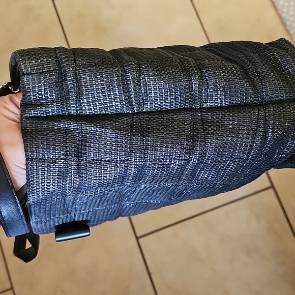 Kate Spade Black Veranda Place Woven Leather Maryanne Satchel Handbag EUC - Picture 12 of 14